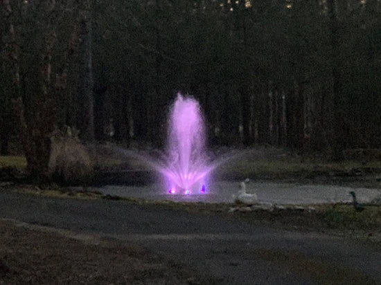 Color Changing LED Fountain lights
