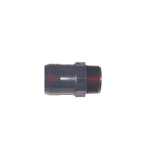 1.5" MPT x 2" Barbed Fitting