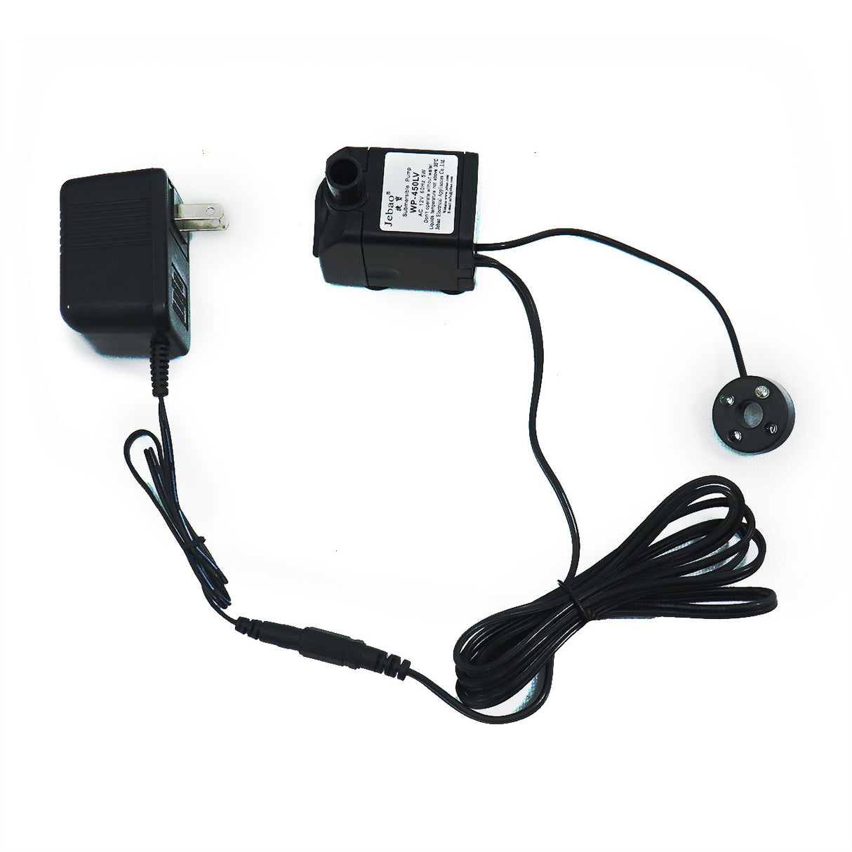 Pump with LED Ring Light - Connections setup