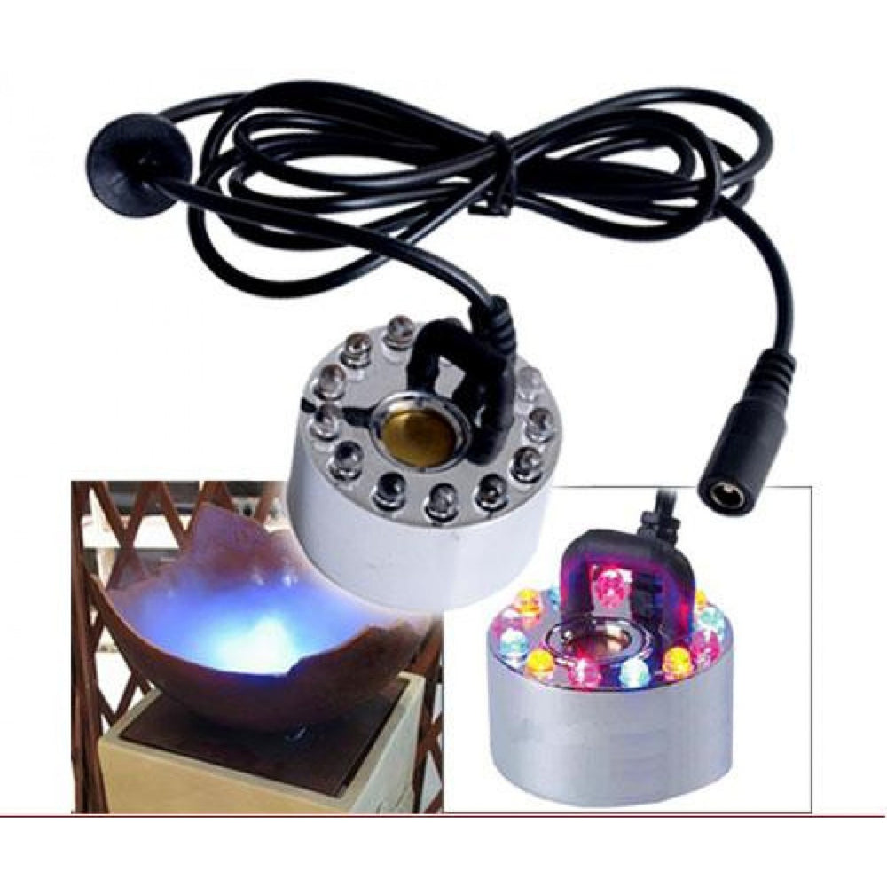Ocean Mist DH24B 1 Disc Ultrasonic Fogger / Mister w/ 12 Multi-color LED lights DH-24B(RBG)