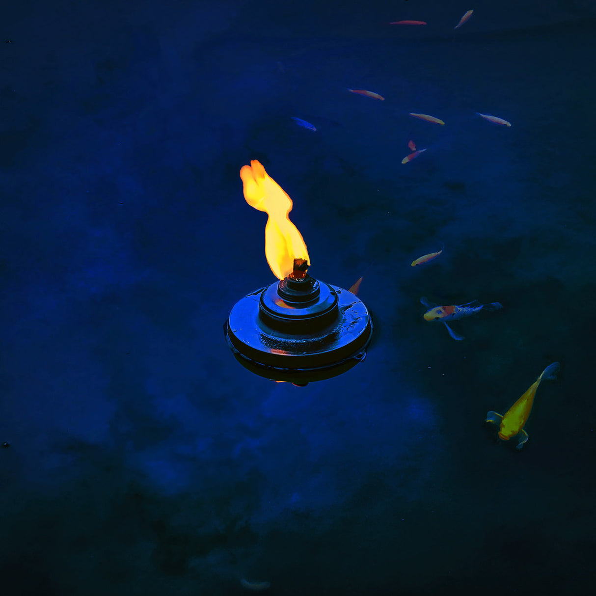 Custom Pro Floating Pond & Pool Tiki Torch| FIRE on WATER!