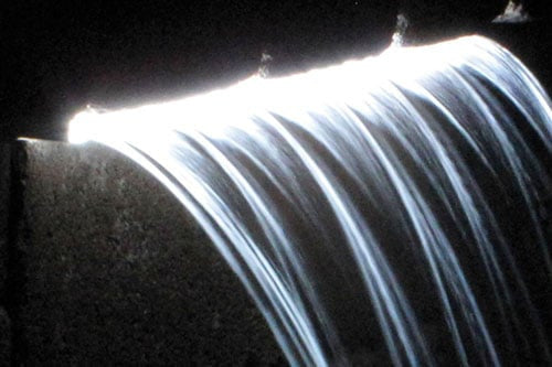 35" Wide Cool White LED Light Strip In Use