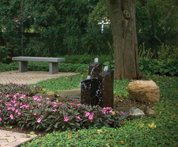 Trio of Basalt Columns in use