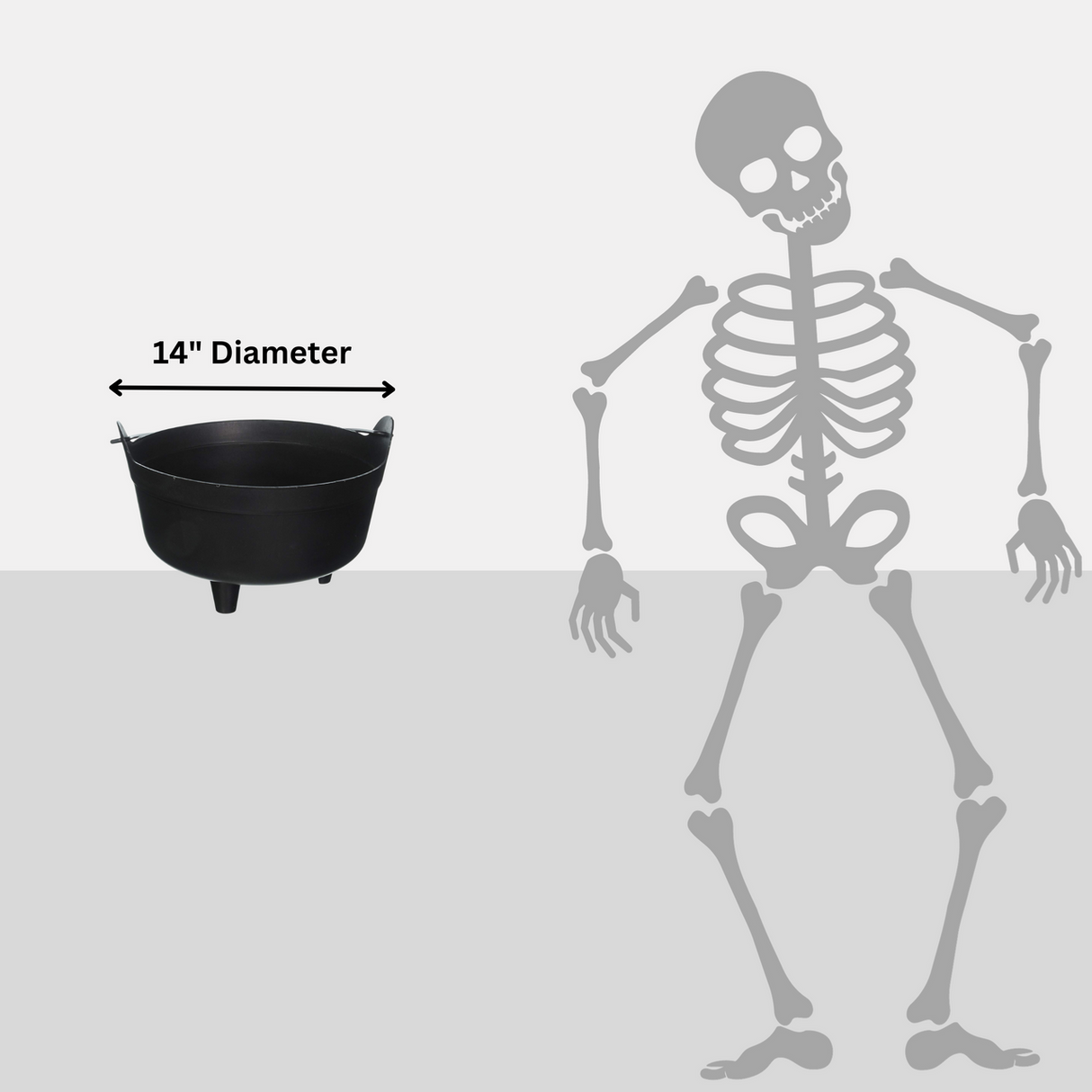 14 Inch Diameter Cauldron