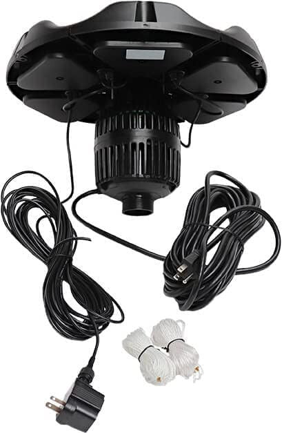 EasyPro MWF36 Starburst Floating Fountain Kit w/ 6 White LED Lights
