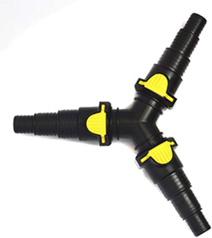 Laguna PT-678 Y-Connector w/Click-Fit Couplers 1-1/4"