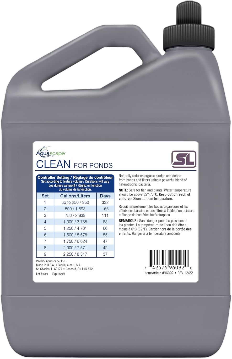 Aquascape Clean Pond Water Treatment for Dosing System SL