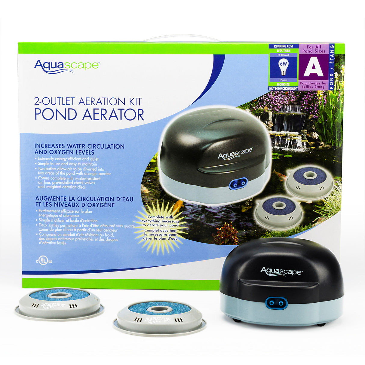Aquascape Pond Air 2 aerator - With Packaging