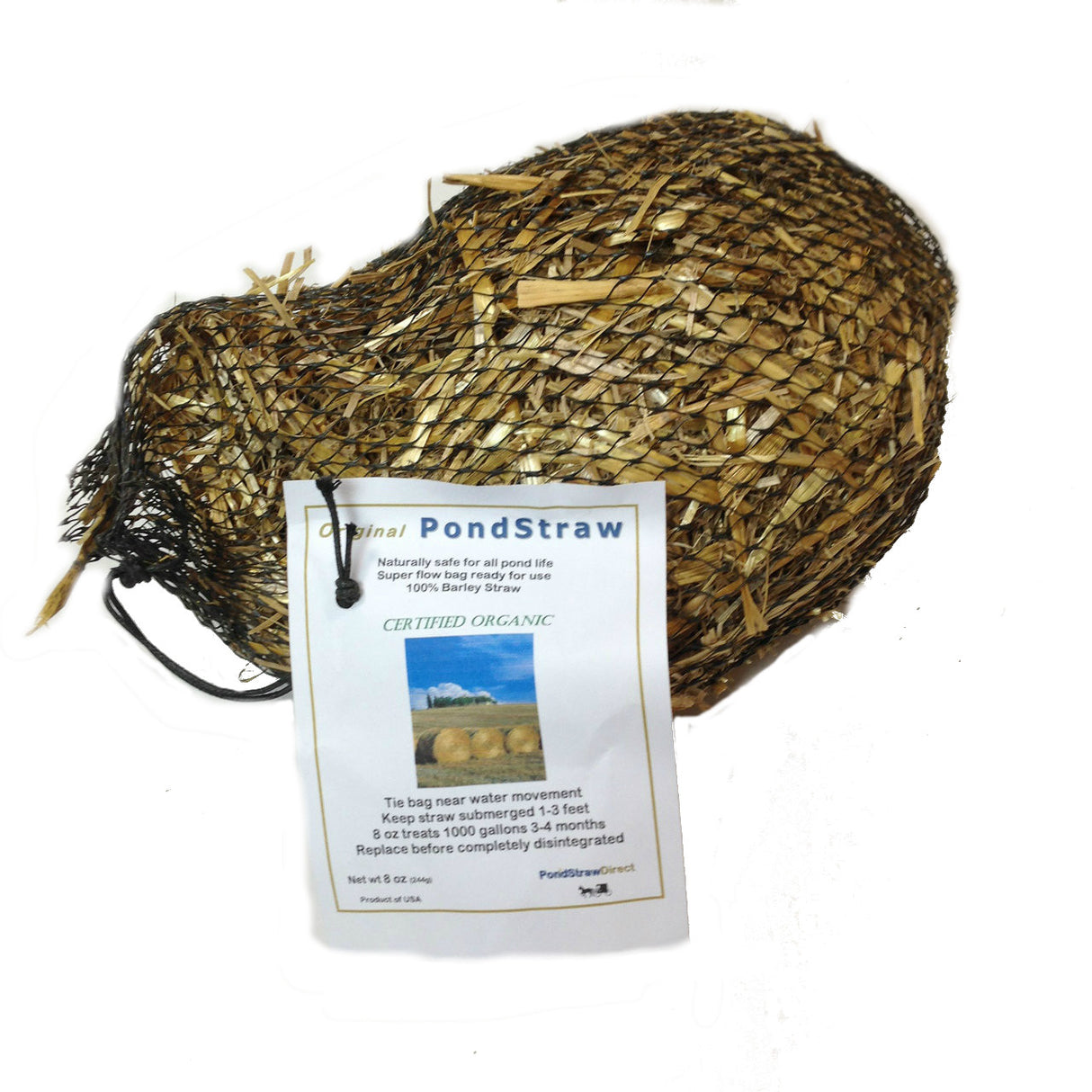 Barley Straw Bale 8 oz Pond Straw for pond and algae treatments