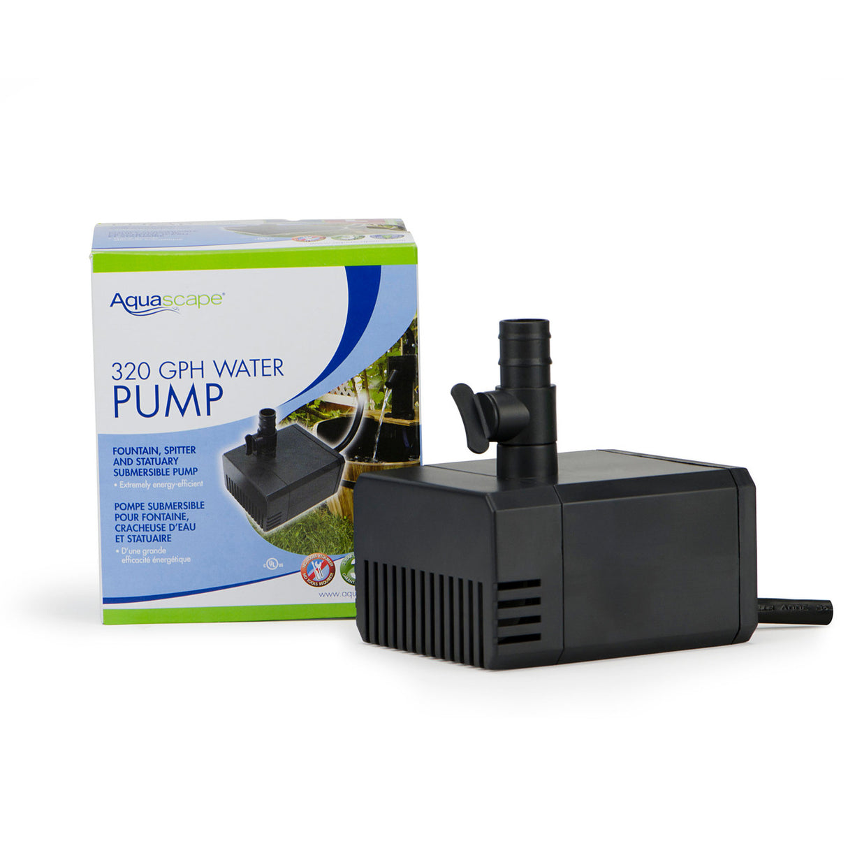Aquascape 91026 Submersible 320 GPH Water Pump