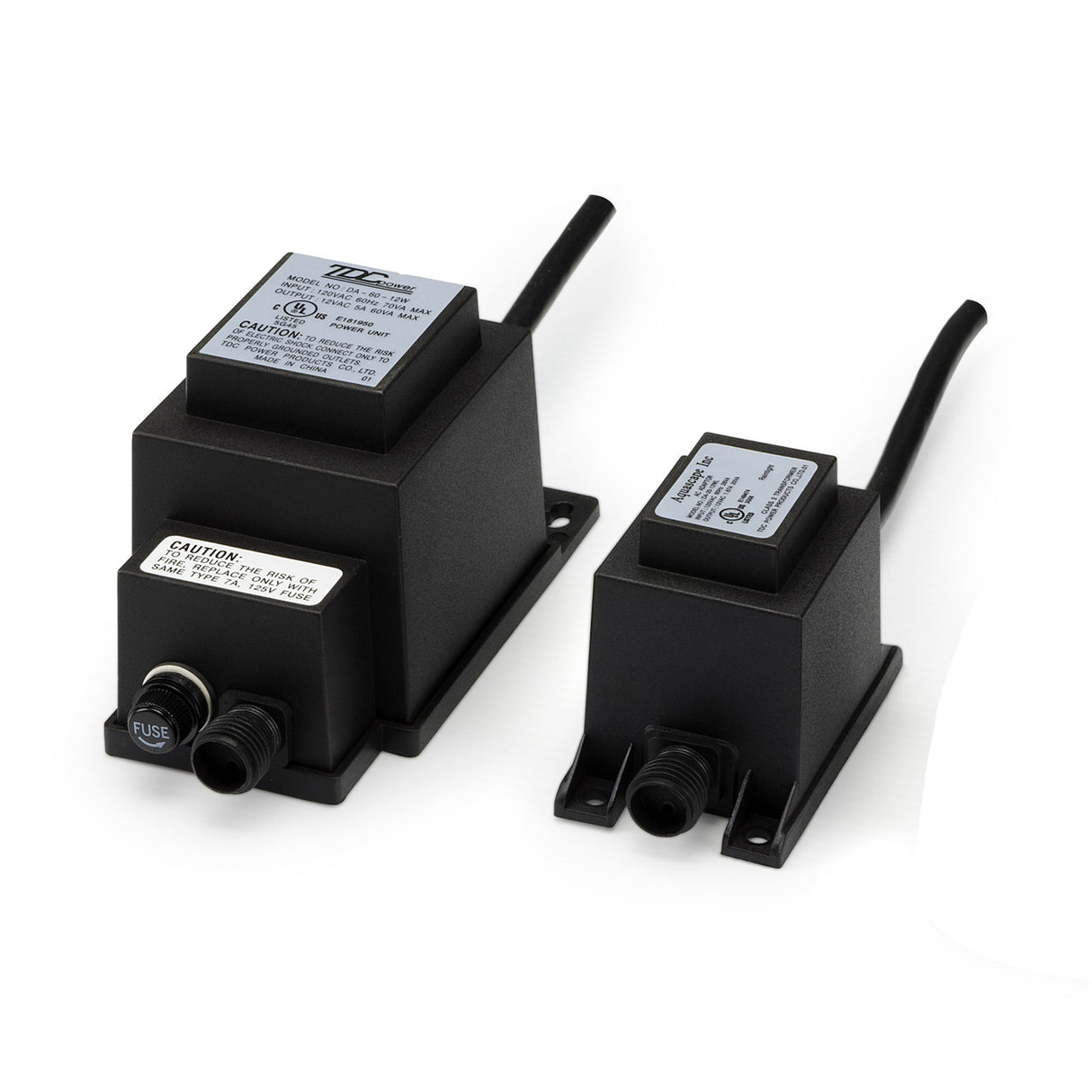 Aquascape 12V Transformers w/ Universal 2-Plug Connection