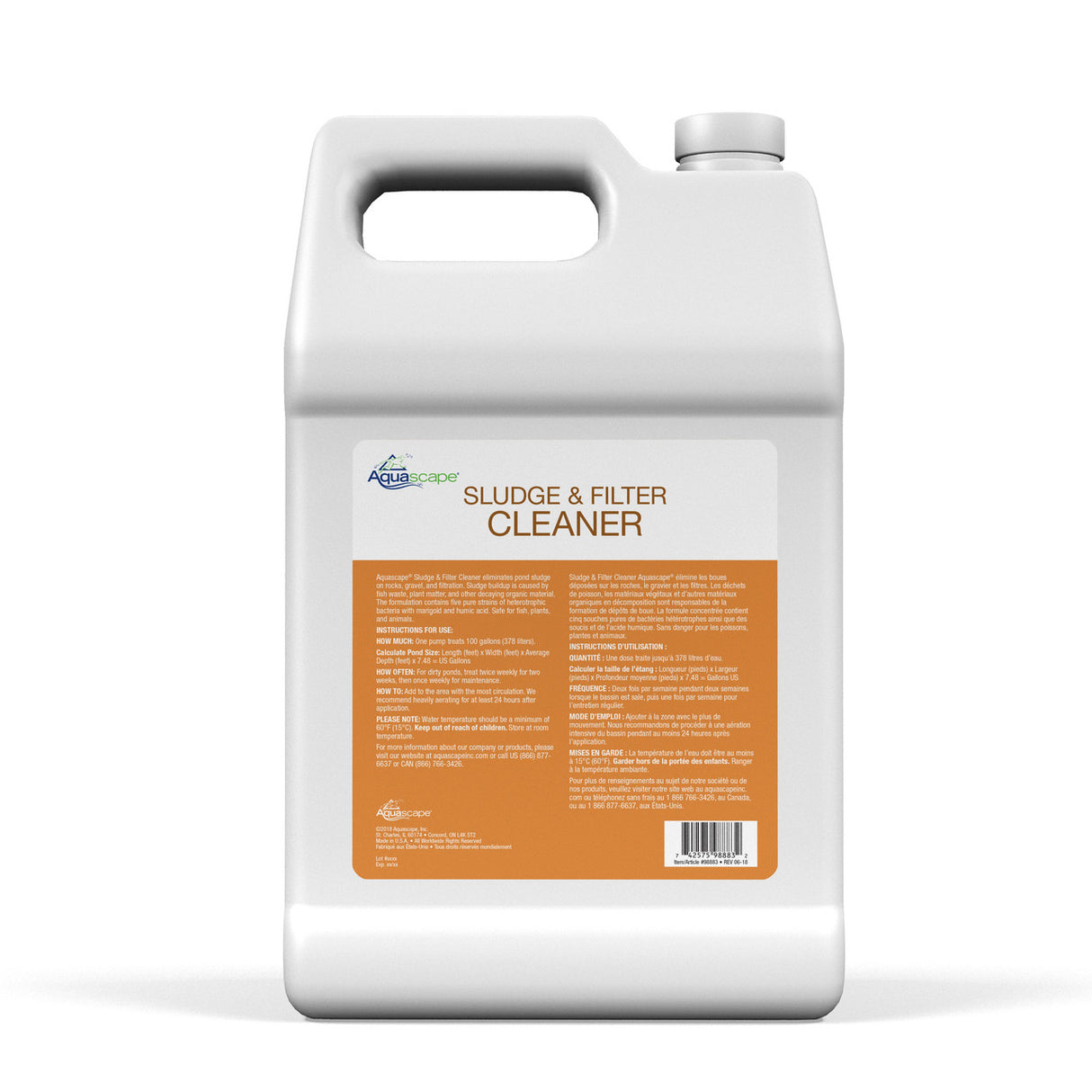 Aquascape Sludge and Filter Cleaner - 1 Gallon