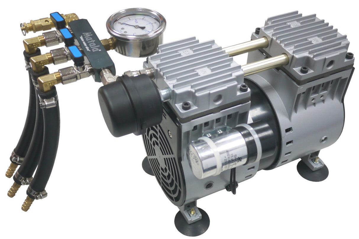 Matala/Hakko Matala Rocking Piston Compressor - 1/2 HP MPC-120C w/ Cabinet