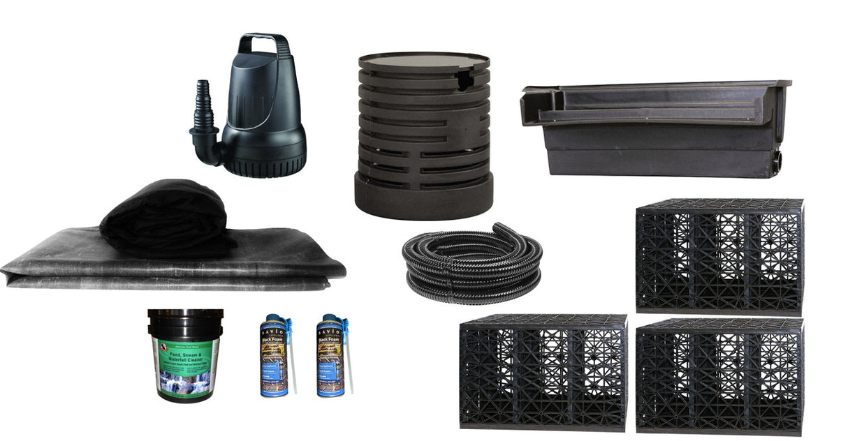 American Complete LARGE Pondless Waterfall Kit w/ Stream (APFLPF-S)