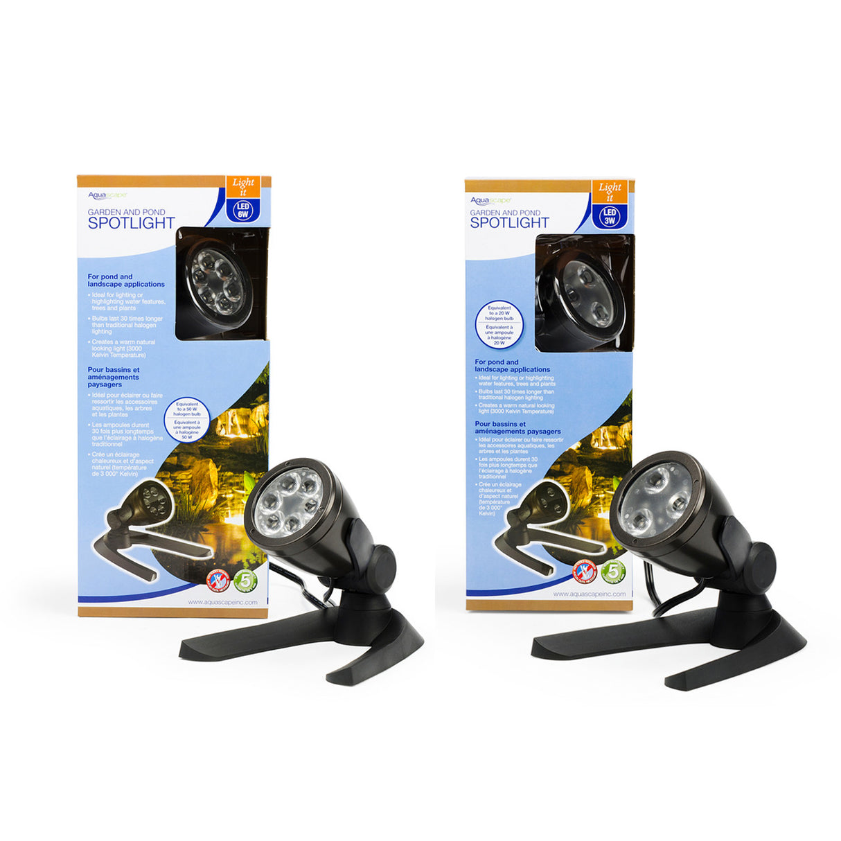 Aquascape LED Garden and Pond Spotlight | 3w and 6w