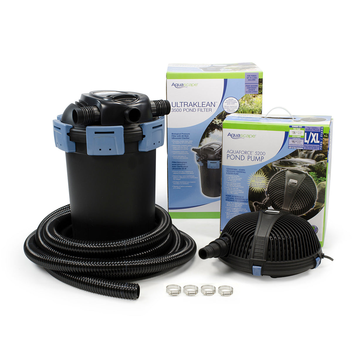 Aquascape UltraKlean Pond Filtration Kit - Model 3500