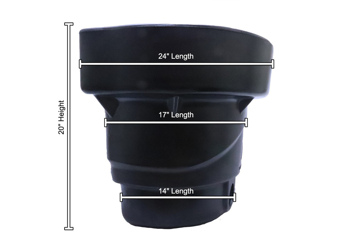 2500 - Side Dimensions