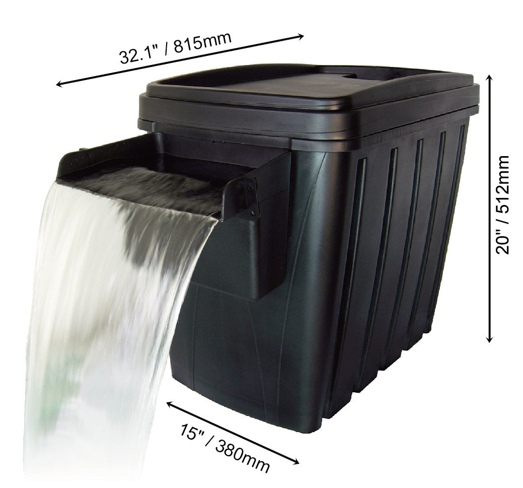 Biosteps II - Base Unit & Waterfall - Dimensions