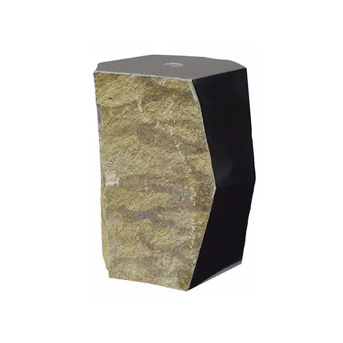 EasyPro Bevel Polished Alternate Sides Basalt Column kit- 16" w/ basin, 230gph pump and light ring