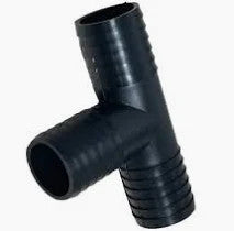 1 1/2" barb tee- Metric