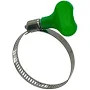 Green SS clamps (30-45 mm) 1.25" -1.75" (fits 1"-1.25" hose) (CLA104)