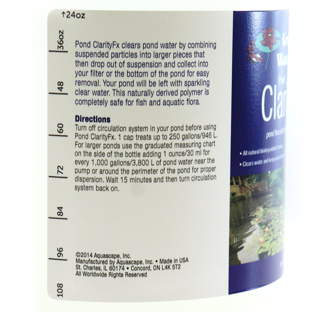 Green Vista Pond ClarityFX - Directions