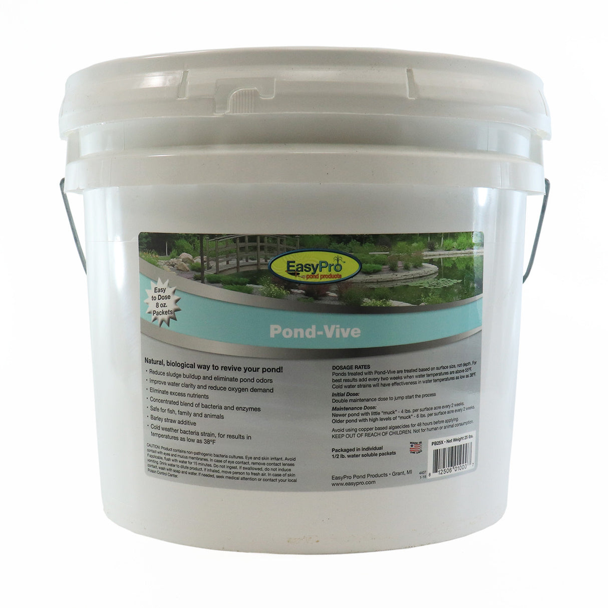 EasyPro Pond Vive Beneficial Bacteria - 15 lb - 8 oz packets