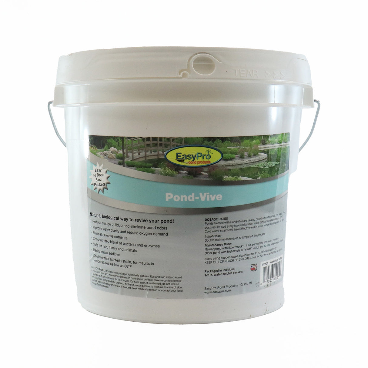 EasyPro Pond Vive Beneficial Bacteria - 10 lb - 8 oz packets