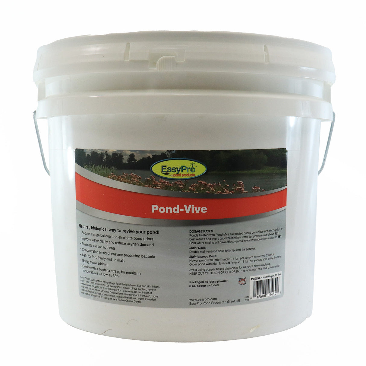 EasyPro Pond Vive Beneficial Bacteria - 25 lb - loose powder