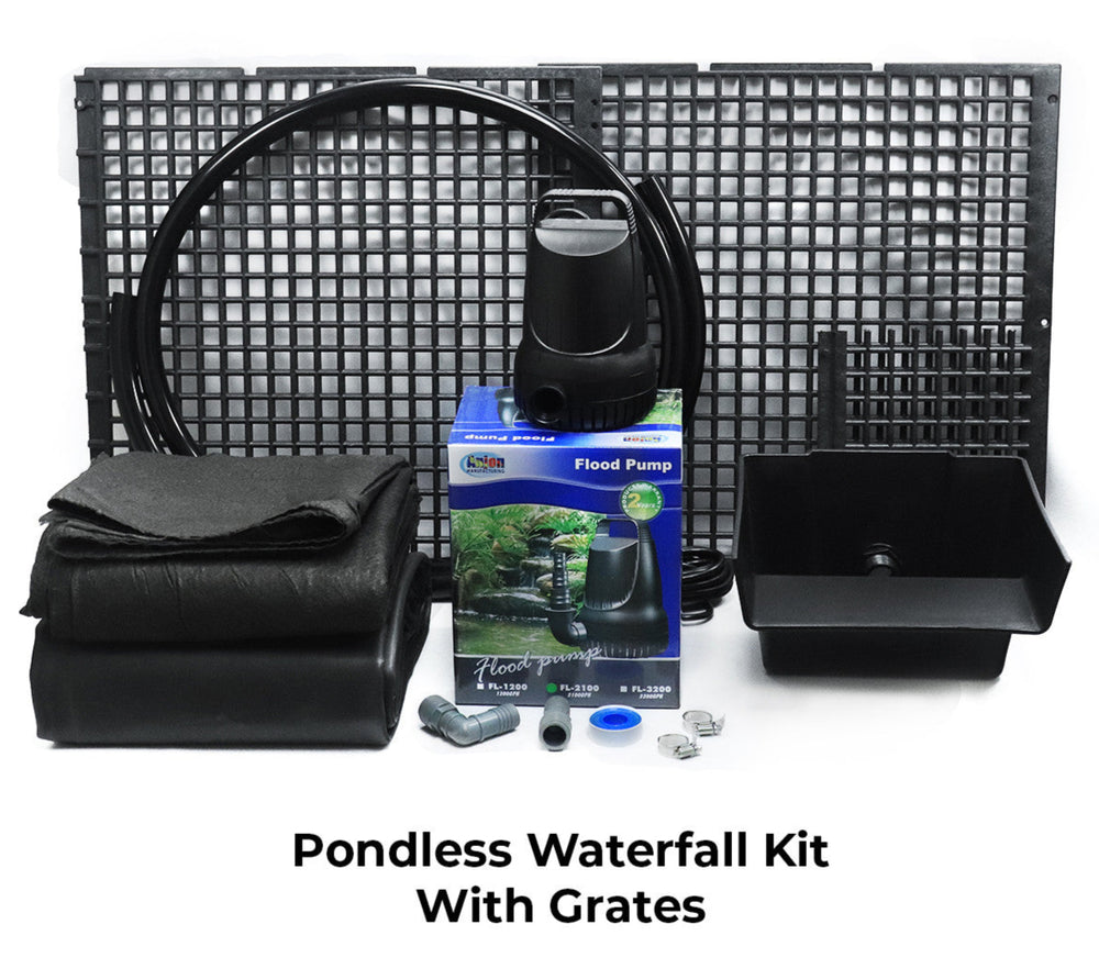Pondless Waterfall Kit with Grates