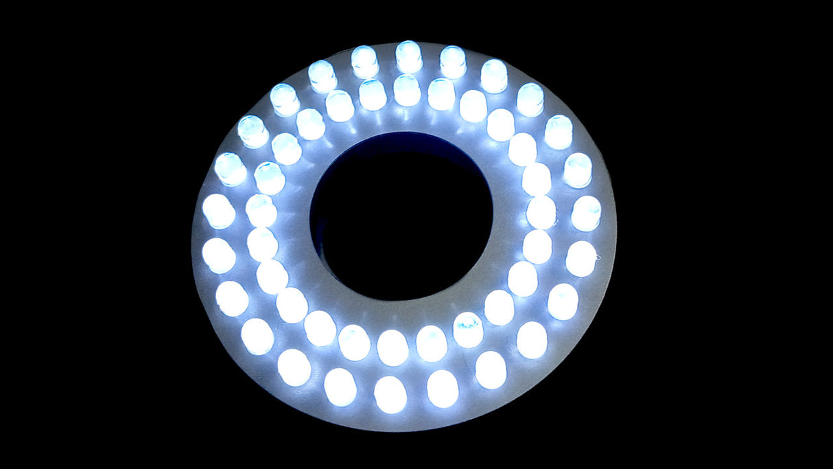 Custom Pro 48 LED Fountain Ring Light | White