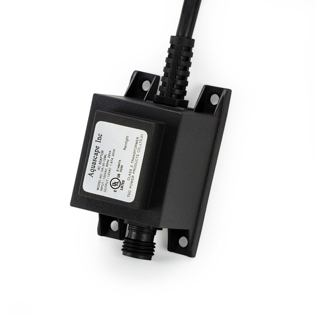 Aquascape 12V Transformers w/ Universal 2-Plug Connection - 20 Watt (#98485)
