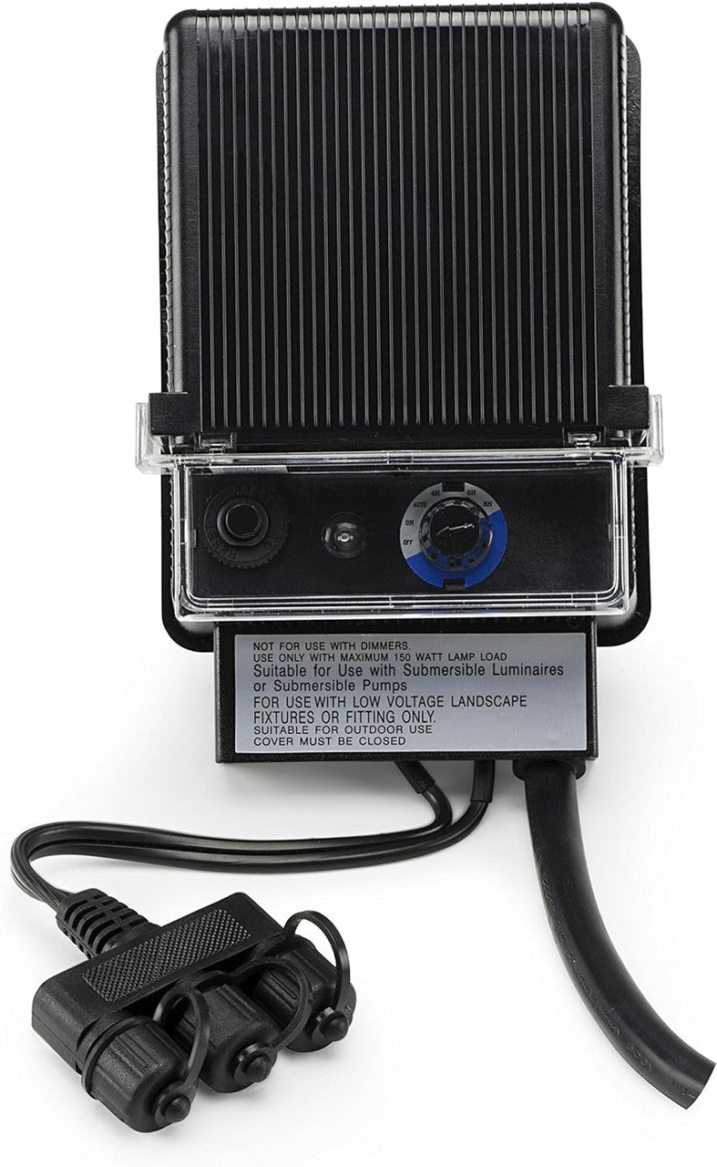 Aquascape 01002 - 12 Volt Lighting Transformer with Photocell, 150 Watt