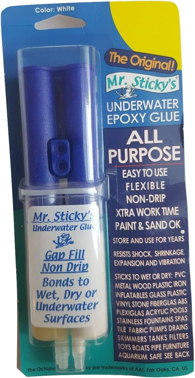 Mr. Sticky's Underwater Glue - pond liner repair