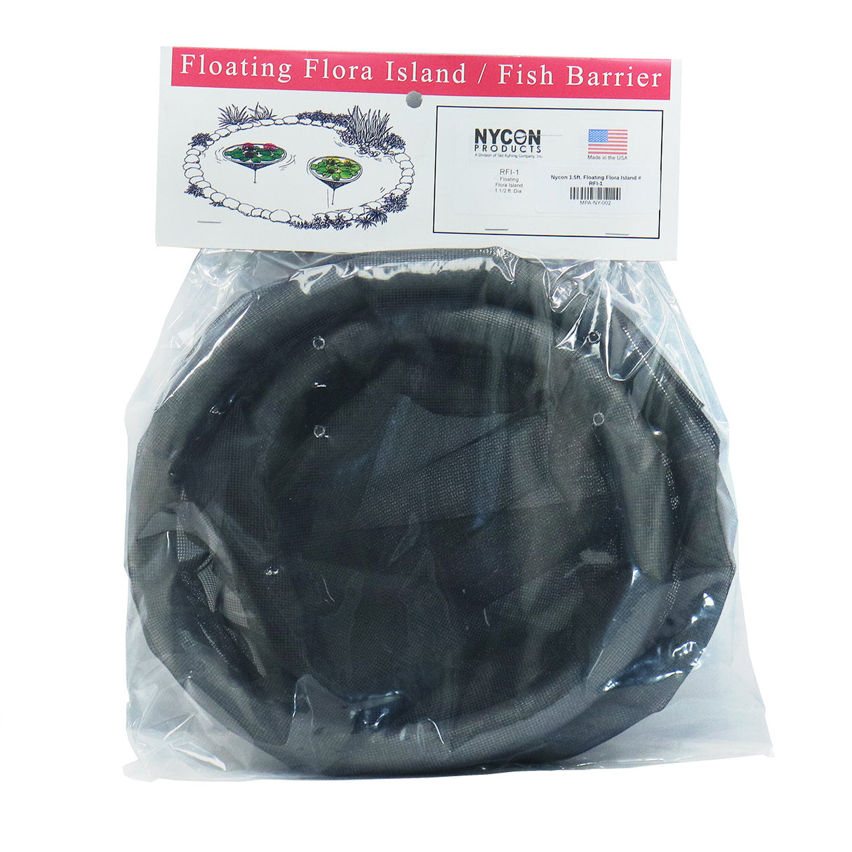 Floating Flora Island | Water Hyacinth Plant Protector - 18 in