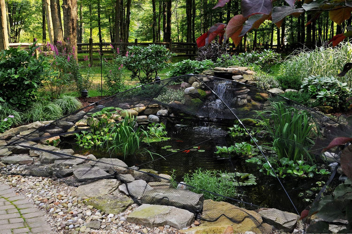 Dome Net covering a pond