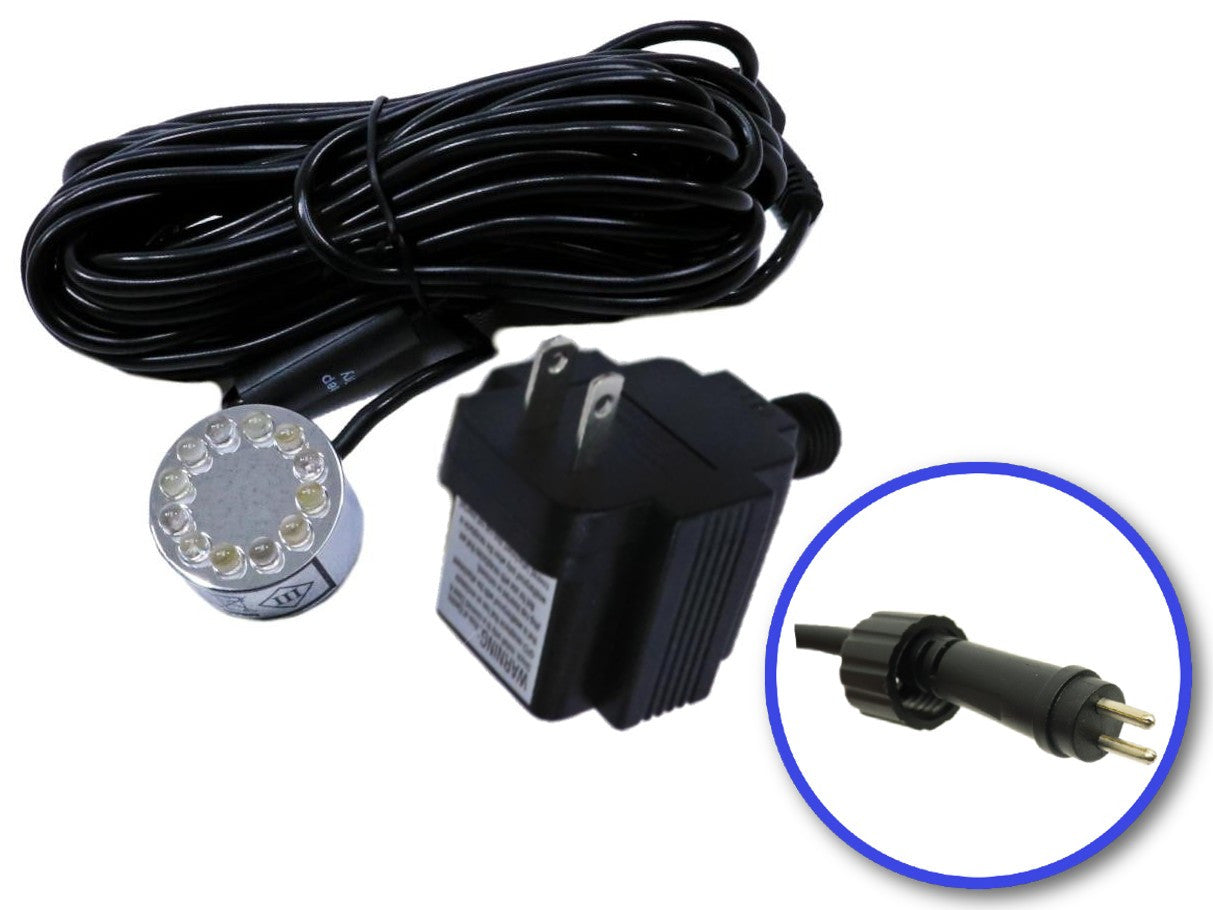 Ocean Mist QL-07C Color Changing Programmable Pond Light Red, Blue, Yellow