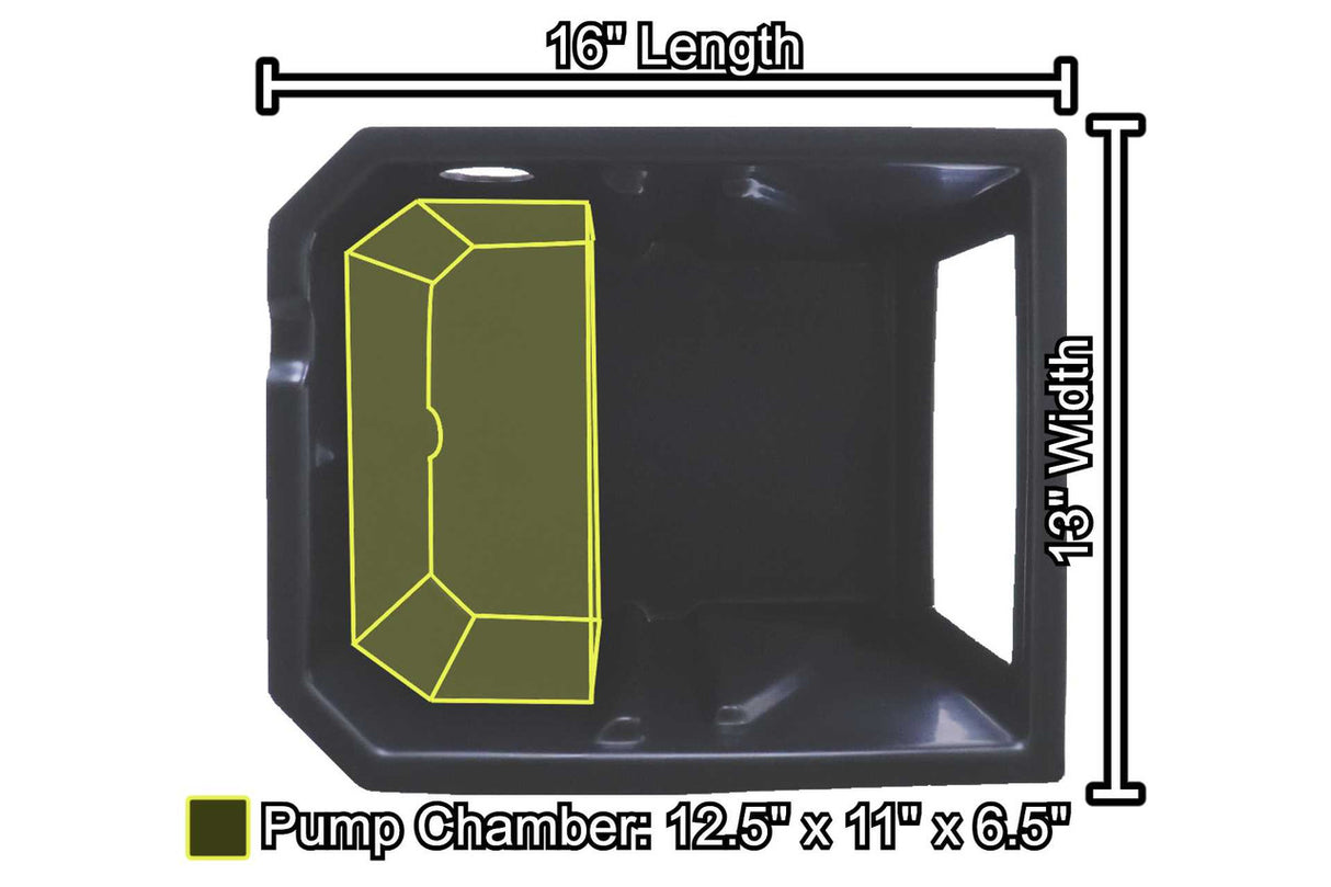 Blue Thumb Pond Skimmer Filter- Top Dimensions