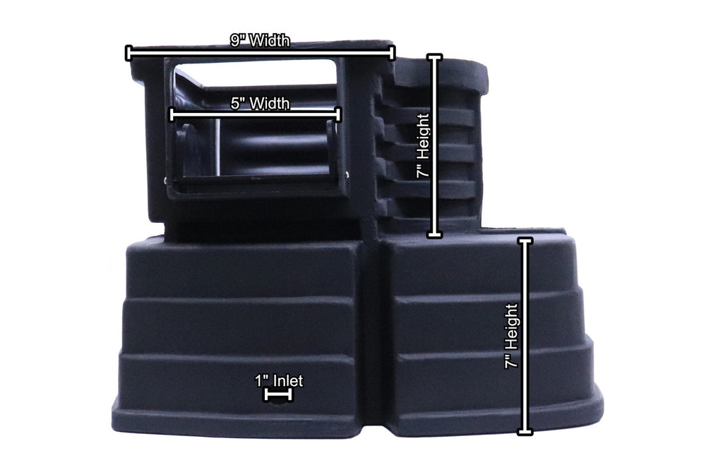 EasyPro Prelude Pond Skimmer - Front Dimensions
