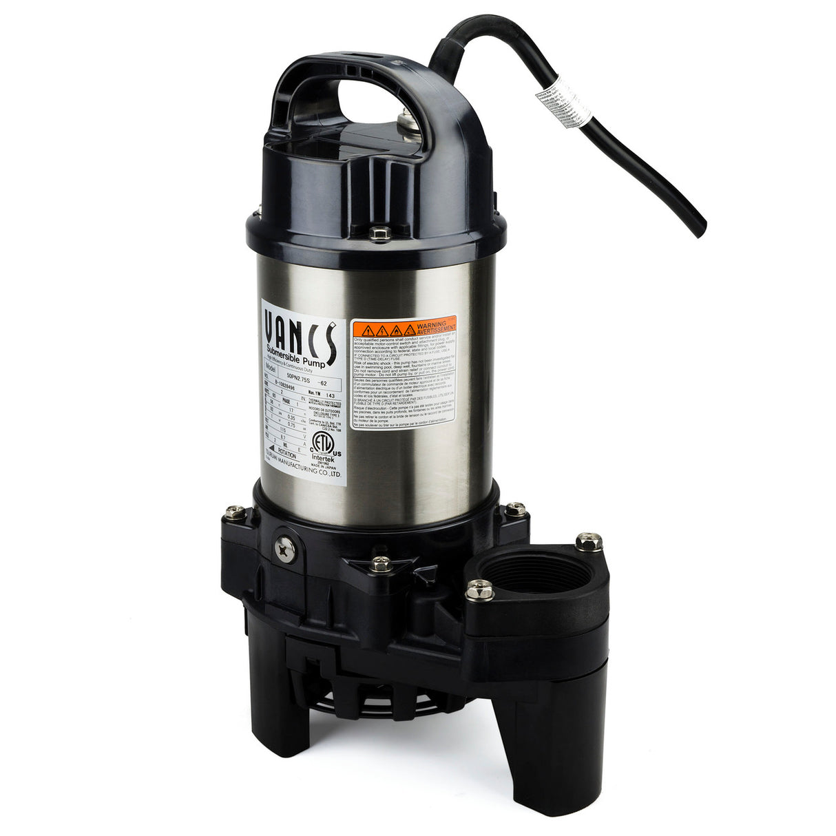 8 PN Submersible Water Pump - 1 HP