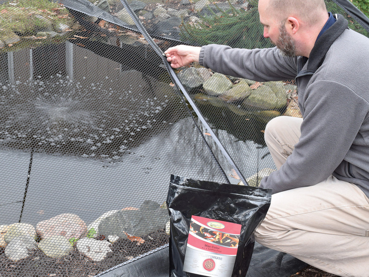 Pond Netting cover Tent- Easy Access zipper.
