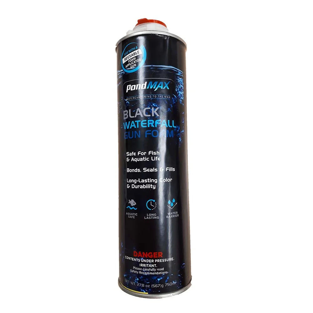 PondMAX - BLACK WATERFALL FOAM, 2 SIZES