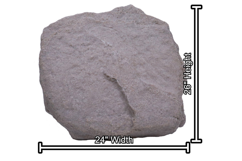 Faux Rock Lid | Dimensions