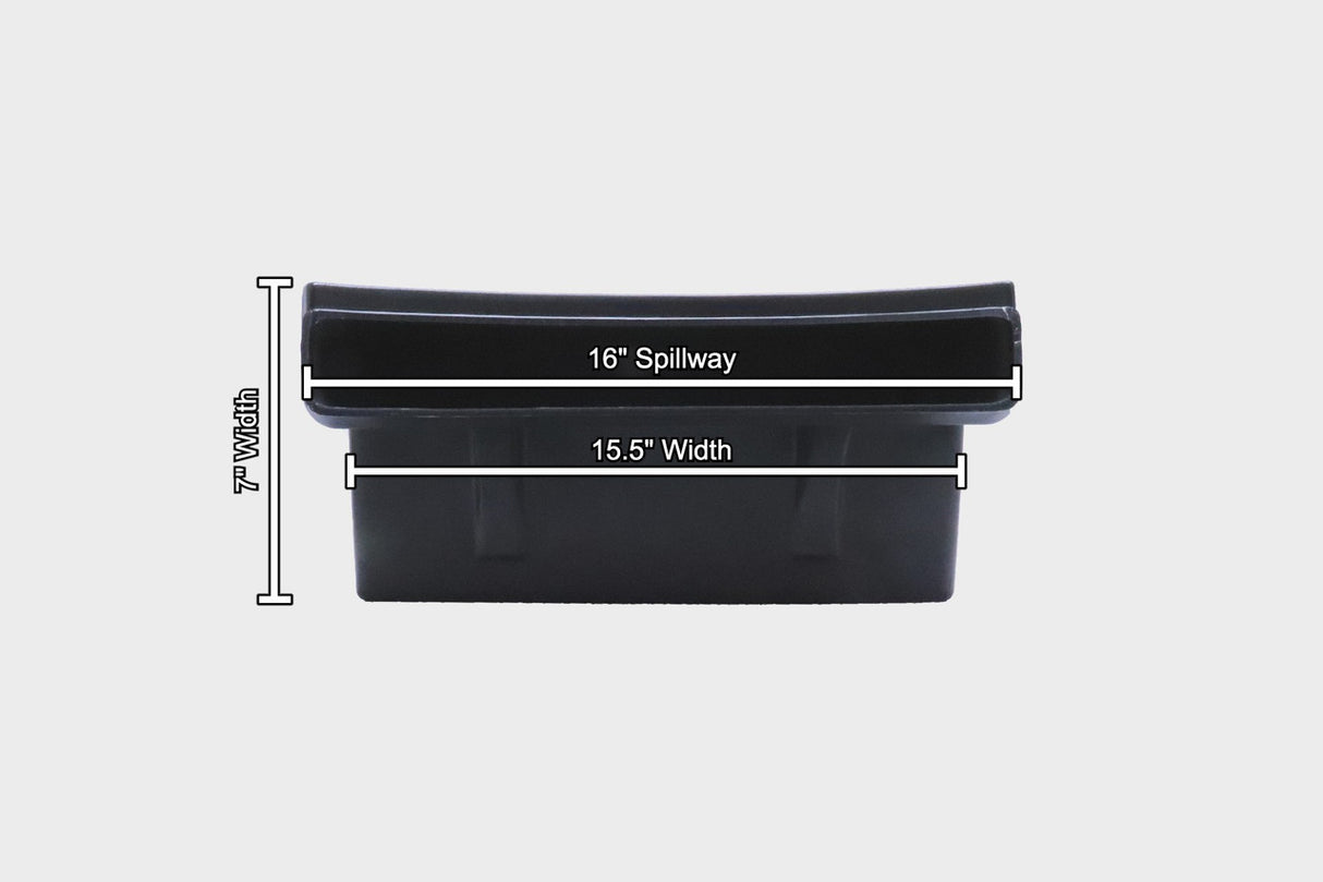 SP1600 Front Dimensions