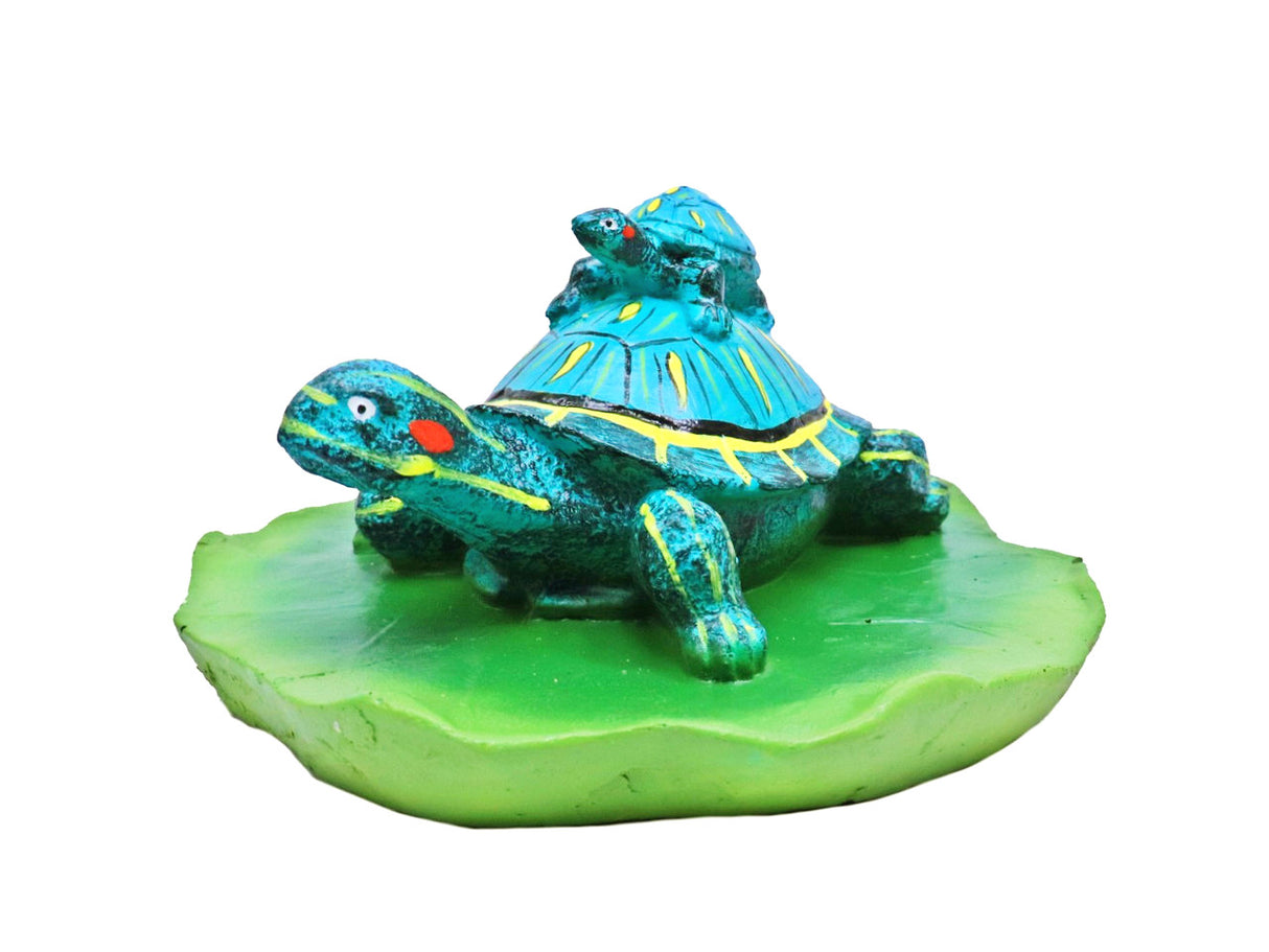 Floating Lily Pad with Turtles | Pond Decor