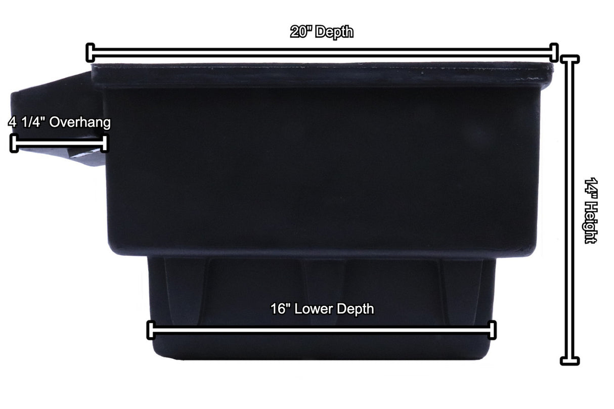 EasyPro Prelude Filter Dimensions - Side View