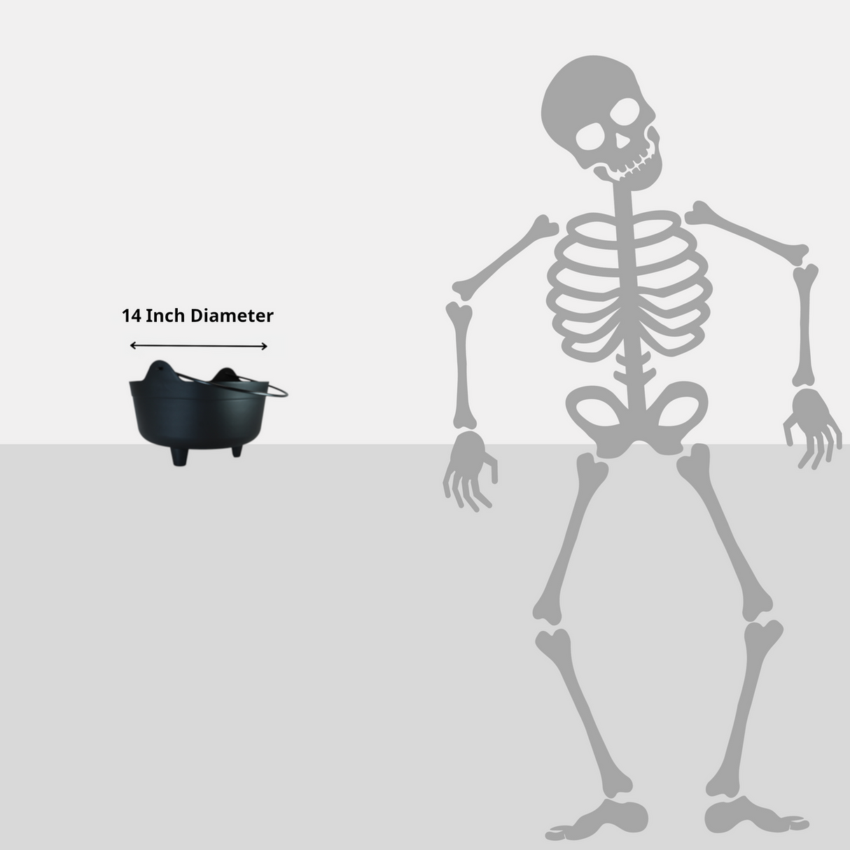 Lovers' Leap & Spooky Skeleton Sauna - Fogging Black Witch's Cauldron