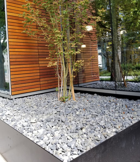 Black Mexican Beach Pebbles (By the Pallet)