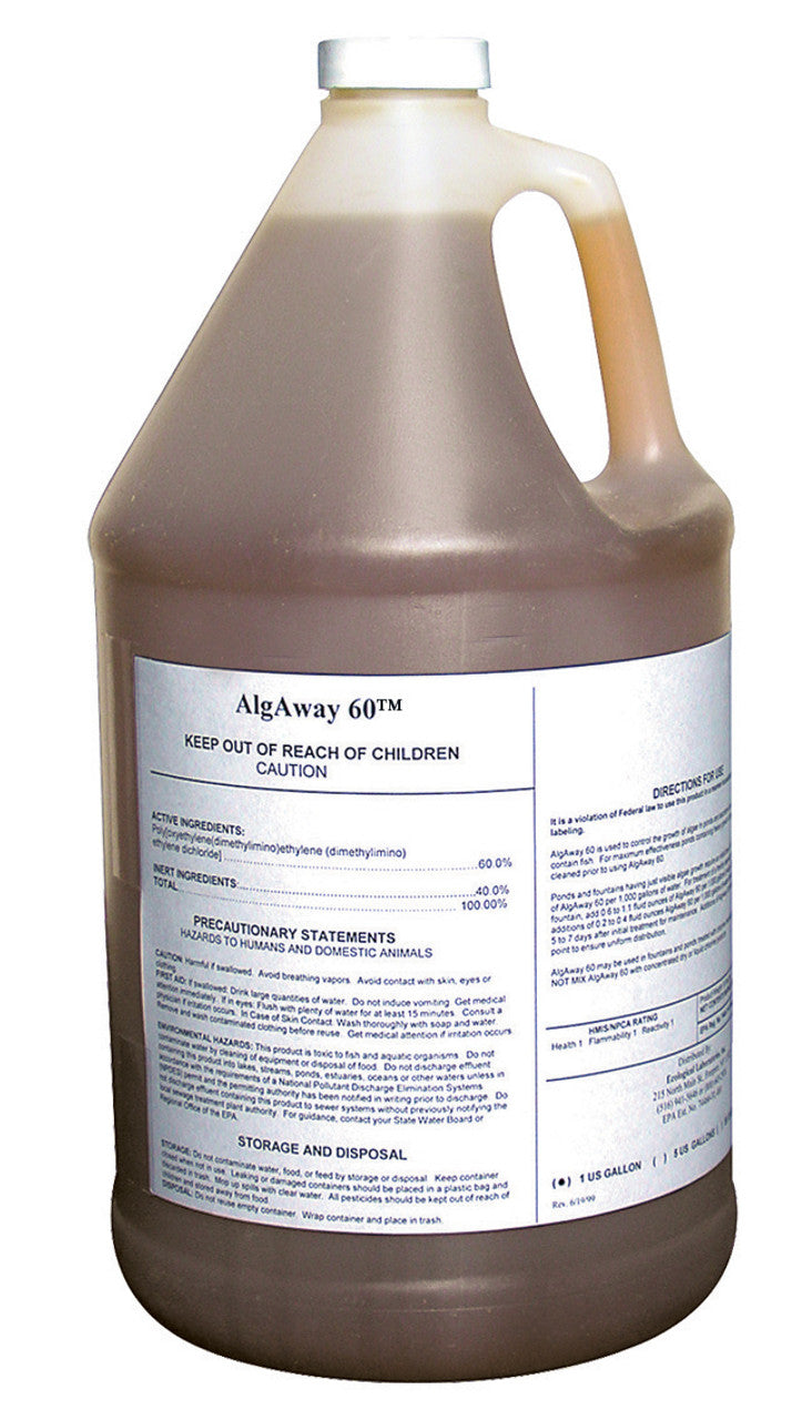 Microbe-Lift Algaway 60 | Super Concentrated Algaecide | 2 Sizes