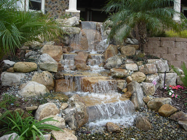 American Complete Large Pondless Waterfall Kit w/ 8ft Stream (APFLPF-S)
